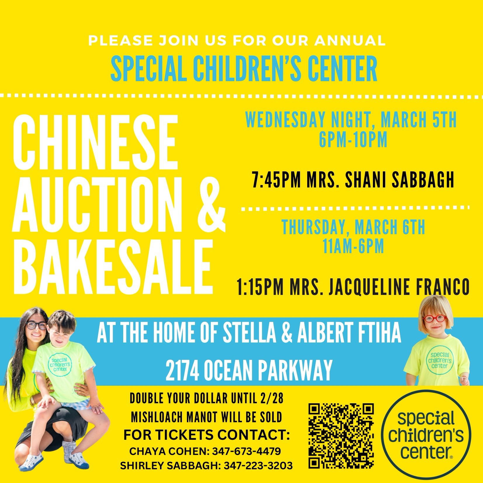 Chinese Auction & Bake Sale